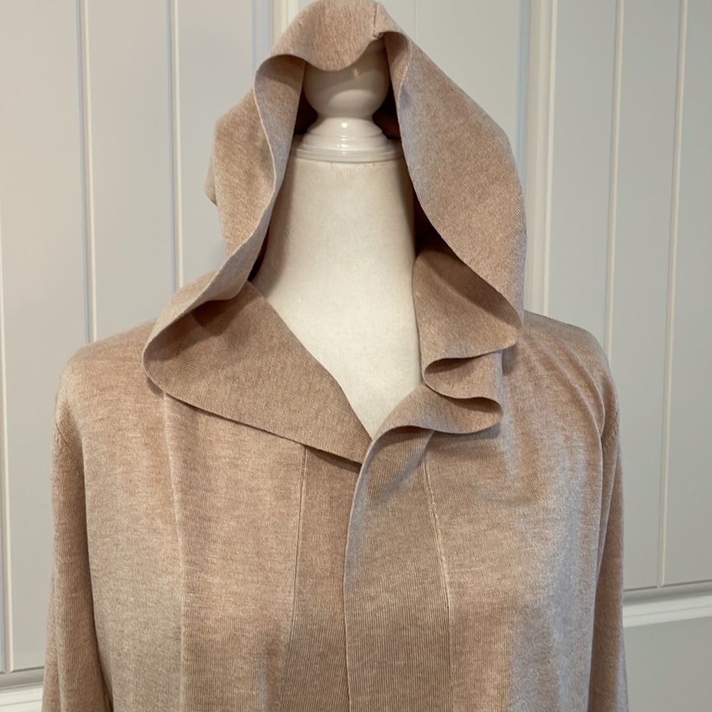 Cyrus NWT Open Front Knit Hooded Cardigan